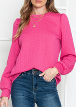 Load image into Gallery viewer, Rose Chevron Quilted Top