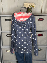 Load image into Gallery viewer, Stars and Stripes Full Zip Hoodie
