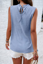 Load image into Gallery viewer, Swiss Dot Round Neck Tank
