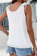 Load image into Gallery viewer, Tied V-Neck Wide Strap Tank
