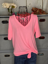 Load image into Gallery viewer, Pink V-Neck T-Shirt
