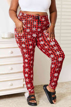 Load image into Gallery viewer, Leggings Depot Holiday Snowflake Print Joggers
