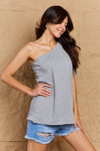 Load image into Gallery viewer, Ninexis in My Groove One Shoulder Loose Top
