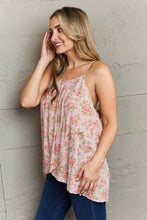 Load image into Gallery viewer, Ninexis Hang Loose Tulip Hem Cami Top in Mauve Floral
