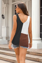 Load image into Gallery viewer, Color Block Knit Tank
