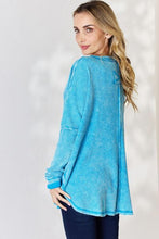 Load image into Gallery viewer, Zenana Oversized Waffle Long Sleeve Top
