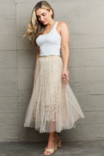 Load image into Gallery viewer, Ninexis Lace Flowy Midi Skirt
