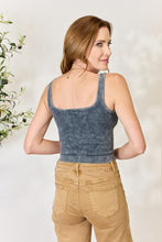 Load image into Gallery viewer, Zenana Washed Ribbed Cropped Tank
