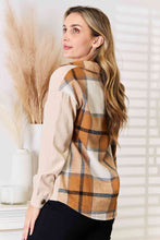 Load image into Gallery viewer, Double Take Plaid Print Dropped Shoulder Shirt
