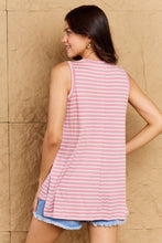 Load image into Gallery viewer, Doublju Talk To Me Striped Sleeveless V-Neck Top
