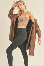 Load image into Gallery viewer, Kimberly C Open Front Longline Hooded Cardigan
