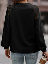 Load image into Gallery viewer, Lantern Sleeve Round Neck Blouse
