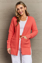 Load image into Gallery viewer, Zenana Bright &amp; Cozy Waffle Knit Cardigan
