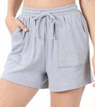 Load image into Gallery viewer, Cotton Drawstring Shorts with Pockets
