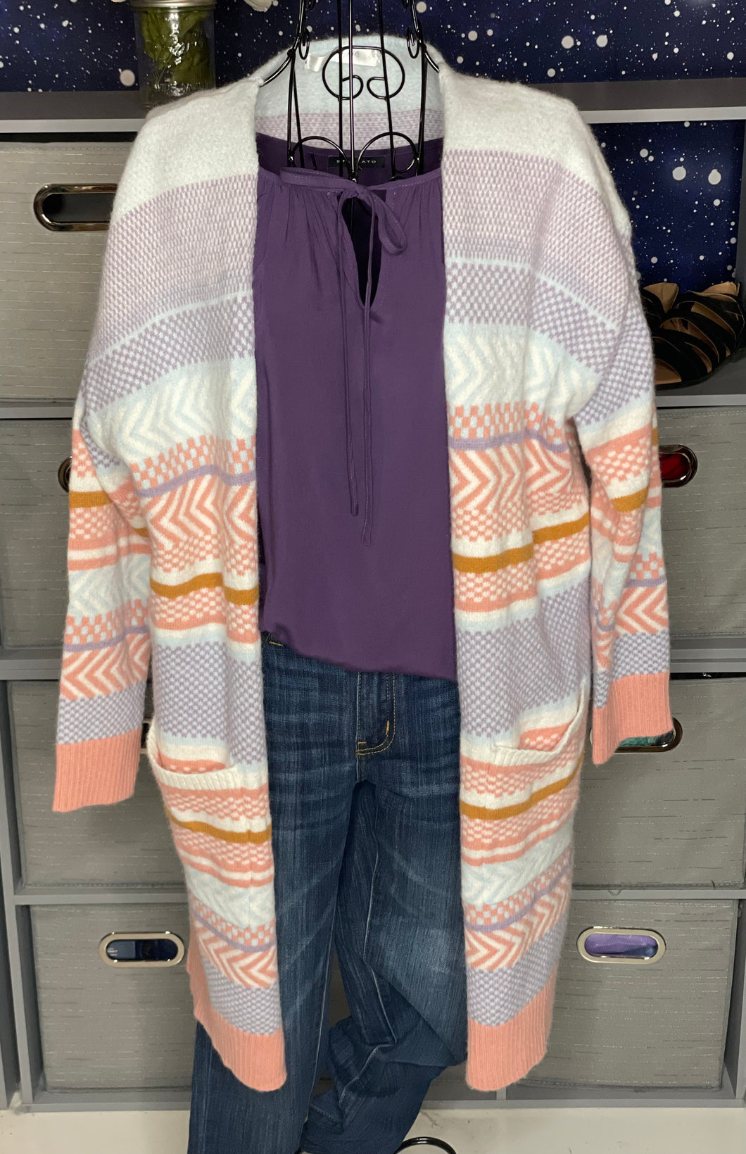 Multi Colored Cardigan