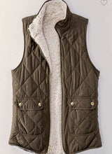 Load image into Gallery viewer, Sherpa Lined Vests

