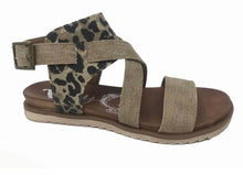Load image into Gallery viewer, Tan Leopard Sandal

