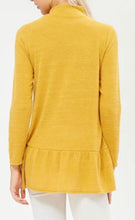Load image into Gallery viewer, Mustard Ruffle Top
